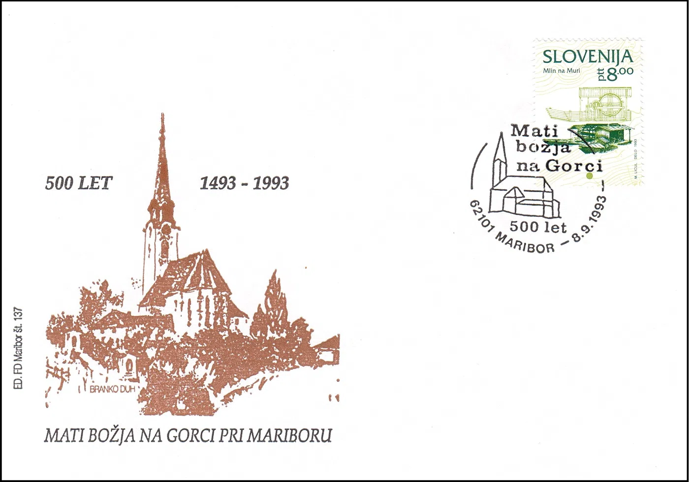 500 LET MATI BOŽJA NA GORCI 1493 - 1993